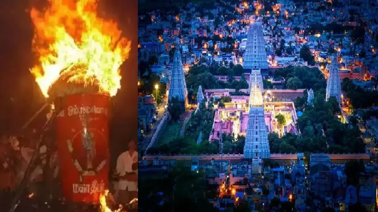 கார்த்திகை தீபத்தையொட்டி தி.மலையில் இன்று மகாதீபம் ஏற்றம்… பாதுகாப்புக்காக 13 ஆயிரம் போலீஸார் குவிப்பு!! 