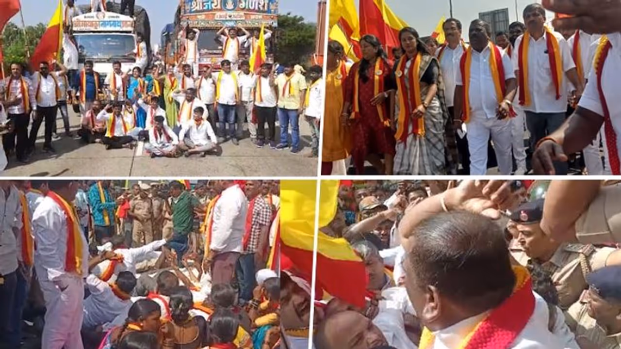 Maharashtra Karnataka border row: Fadnavis dials Bommai over Belagavi truck attack Maharashtra Karnataka border row: Fadnavis dials Bommai over Belagavi truck attack