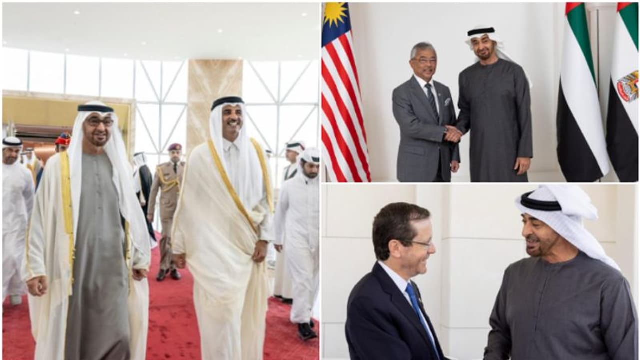 ഒറ്റ ദിവസത്തില്‍ നാല് രാഷ്ട്ര നേതാക്കളെ കണ്ടു; വിശ്രമമില്ലാതെ ഔദ്യോഗിക ജോലിയില്‍ വ്യാപൃതനായി ശൈഖ് മുഹമ്മദ്