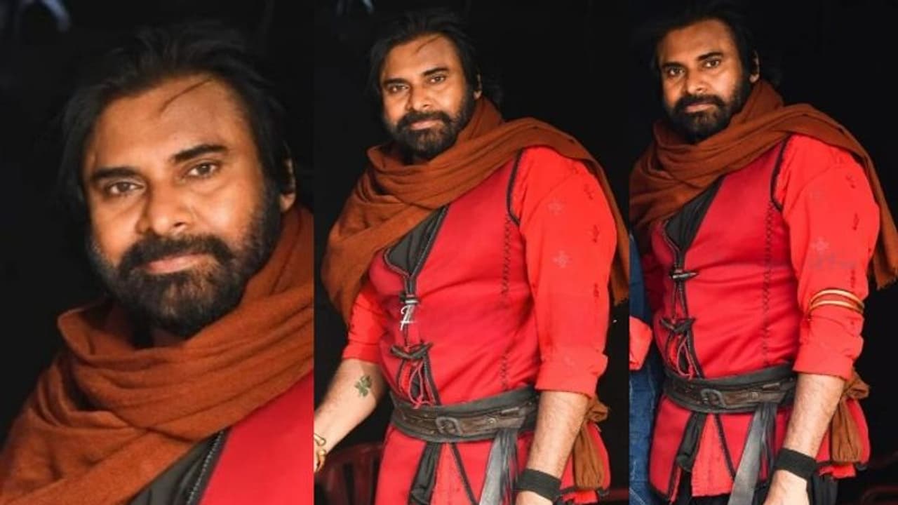 పవన్ పవర్ఫుల్ లుక్ లీక్.. గుబూరు మీసాలు, గెడ్డంతో అదరగొడుతున్న `హరిహర వీరమల్లు`నయా గెటప్ పవన్ పవర్ఫుల్ లుక్ లీక్.. గుబూరు మీసాలు, గెడ్డంతో అదరగొడుతున్న `హరిహర వీరమల్లు`నయా గెటప్