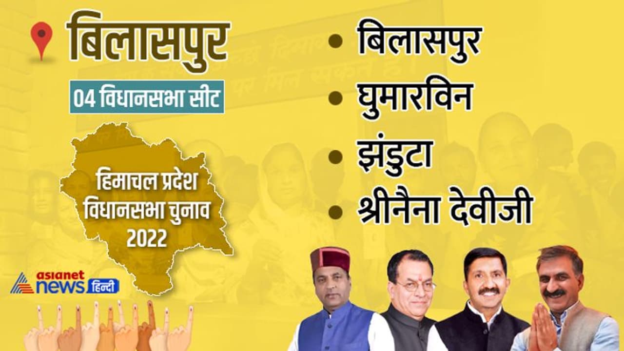 बिलासपुर जिले की 1 विधानसभा सीट पर कांग्रेस की जीत, 3 सीटों पर बीजेपी ने मार ली बाजी बिलासपुर जिले की 1 विधानसभा सीट पर कांग्रेस की जीत, 3 सीटों पर बीजेपी ने मार ली बाजी