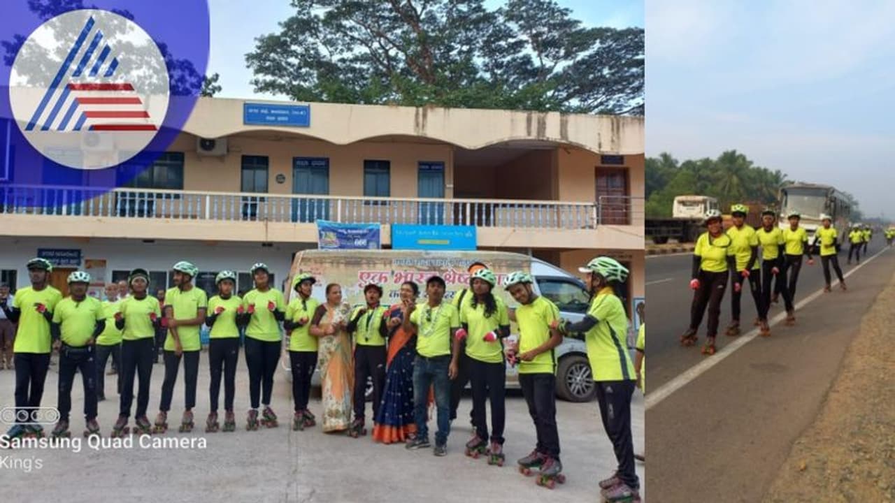 Uttara Kannada: ಸ್ವಸ್ಥ ಭಾರತಕ್ಕಾಗಿ ಕಾಶ್ಮೀರ ಟು ಕನ್ಯಾಕುಮಾರಿ ರೋಲರ್ ಸ್ಕೇಟಿಂಗ್