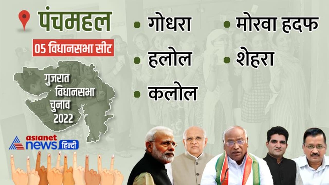 पंचमहल में नहीं चला पंजा और ना चली झाड़ू, बीजेपी के खाते में आई पांचों सीट पंचमहल में नहीं चला पंजा और ना चली झाड़ू, बीजेपी के खाते में आई पांचों सीट