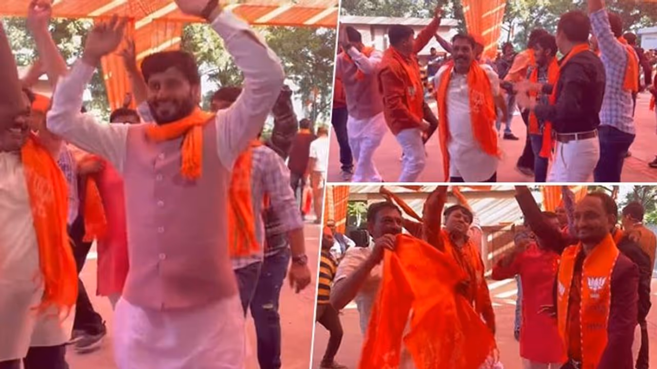 ಗುಜರಾತ್‌ನಲ್ಲಿ ಗೆಲುವಿನತ್ತ ಬಿಜೆಪಿ ನಾಗಾಲೋಟ: ಹಲವೆಡೆ ಸಂಭ್ರಮಾಚರಣೆ ಶುರು