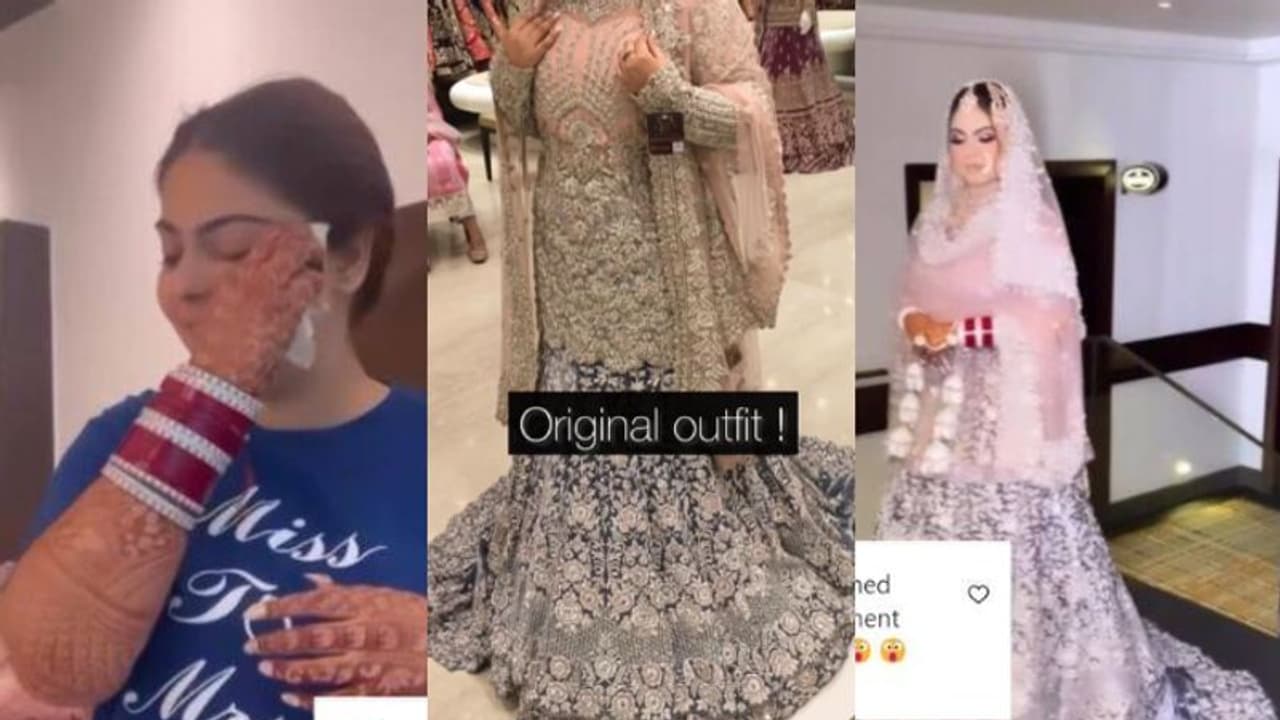 വിവാഹത്തിന് മണിക്കൂറുകള്‍ക്ക് മുമ്പ് വധു ലെഹങ്കയുടെ ബ്ലൗസ് മറന്നു; വൈറലായി വീഡിയോ 