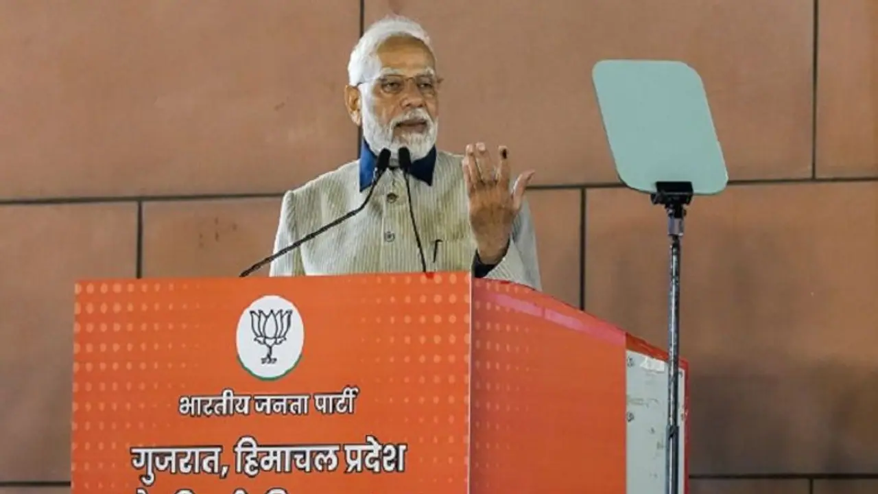 'Narendra went all out so Bhupendra could break all records': PM Modi on Gujarat's big win 'Narendra went all out so Bhupendra could break all records': PM Modi on Gujarat's big win