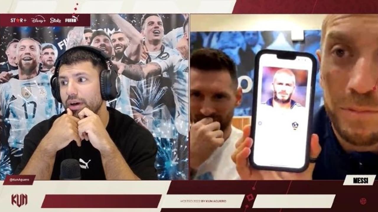  അഗ്യൂറോയുടെ ലൈവ് കളറാക്കി അര്‍ജന്‍റീന താരങ്ങള്‍, കട്ട ചങ്കിനൊപ്പം തമാശ പറഞ്ഞും പൊട്ടിച്ചിരിച്ചും മെസി