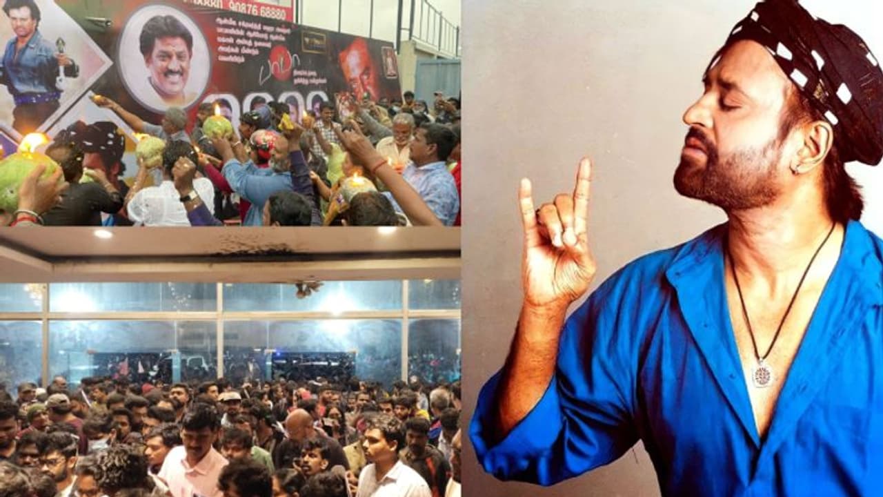 மாண்டஸ் புயலுக்கு மத்தியிலும் மாஸ் காட்டும் ரஜினி... பாபா ரீ ரிலீஸை வெறித்தனமாக கொண்டாடும் ரசிகர்கள்