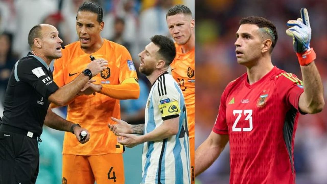  അയാള്‍ ശ്രമിച്ചത് നെതര്‍ലന്‍ഡ്സിനെ ജയിപ്പിക്കാന്‍; റഫറിക്കെതിരെ തുറന്നടിച്ച് എമിലിയാനോ മാര്‍ട്ടിനെസ്