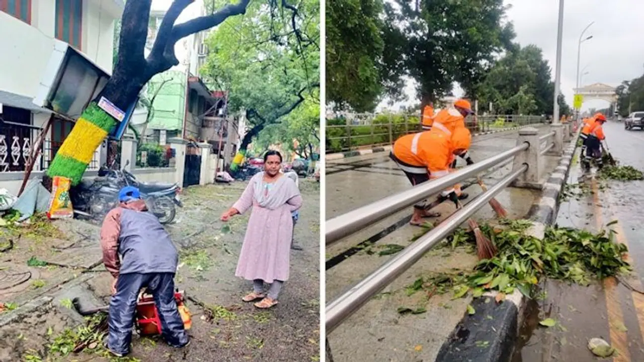 Cyclone Mandous: Strom weakens into deep depression; 25,000 civic workers clearing city 