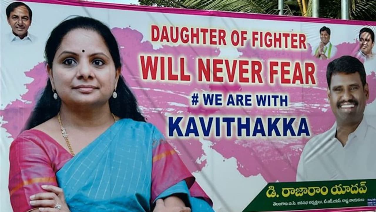 'Daughter of fighter': Poster of K Kavitha surfaced near her residence ahead of CBI investigation 