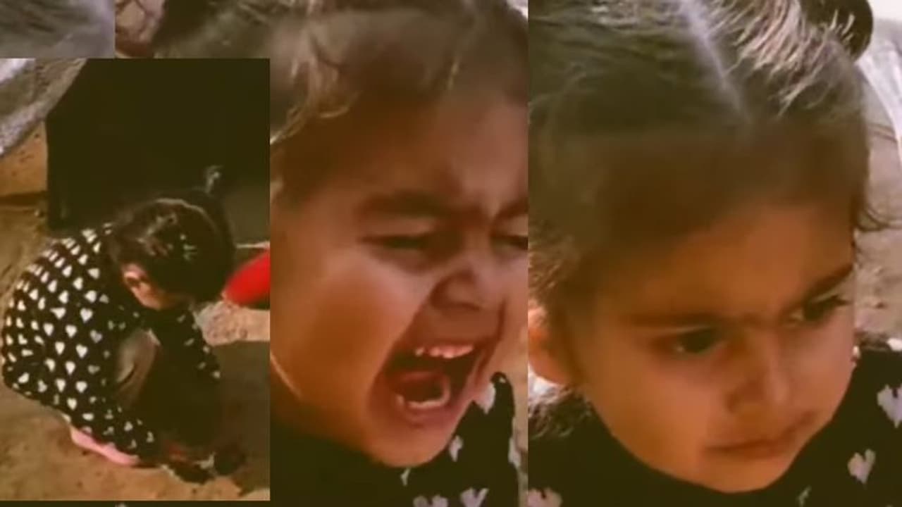 ನನಗೆ ಪತಿ ಬೇಕು... ಆತನಿರುವಲ್ಲಿಗೆ ಹೋಗುತ್ತೇನೆಂದು ಅಳುವ ಪುಟಾಣಿ... ವಿಡಿಯೋ