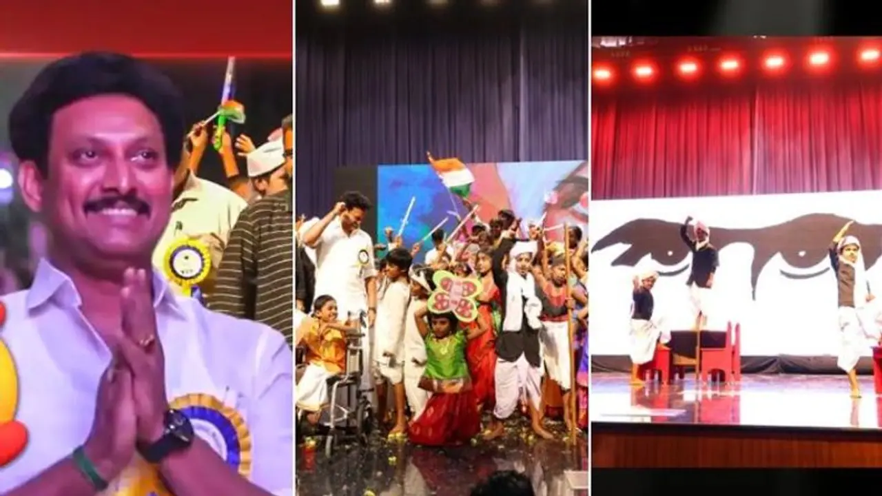 குழந்தைகளின் மெய்சிலிர்க்க வைத்த பாரதியார் நாடகம்.. நெகிழ்ந்த அமைச்சர் அன்பில் மகேஷ் பொய்யாமொழி !! குழந்தைகளின் மெய்சிலிர்க்க வைத்த பாரதியார் நாடகம்.. நெகிழ்ந்த அமைச்சர் அன்பில் மகேஷ் பொய்யாமொழி !!