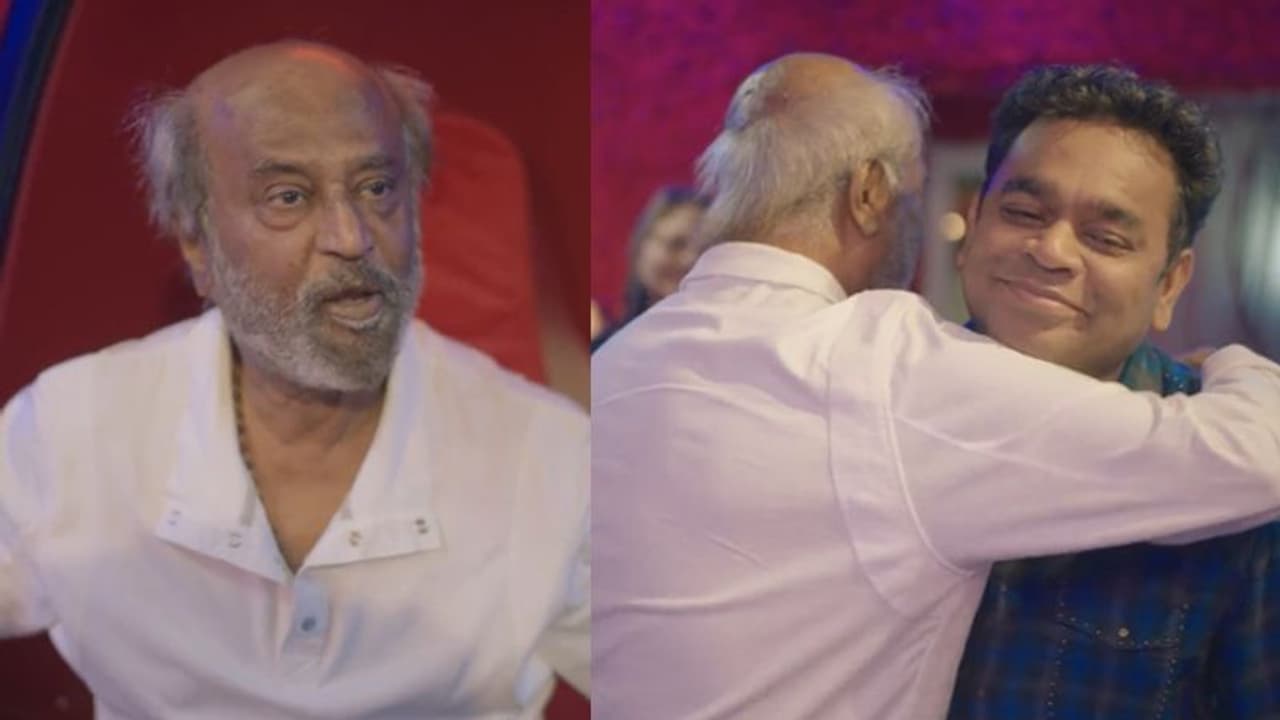 ஏ.ஆர்.ரகுமான் இயக்கிய லே மஸ்க் படம் பார்த்து மெர்சலாகிப் போன ரஜினிகாந்த் வைரலாகும் வேறலெவல் வீடியோ