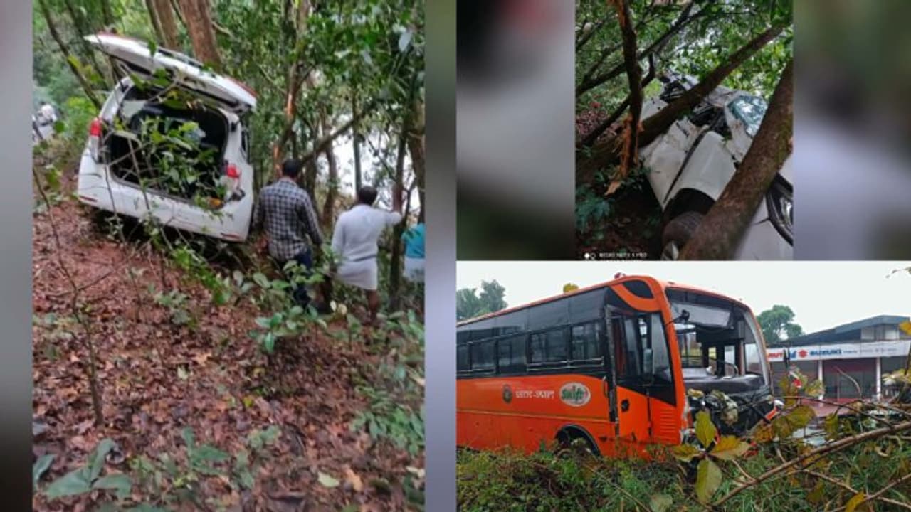 കാസർകോടും കണ്ണൂരുമായി മൂന്ന് വാഹനാപകടം; രണ്ട് വയസുകാരിയടക്കം അഞ്ച് പേർ കൊല്ലപ്പെട്ടു കാസർകോടും കണ്ണൂരുമായി മൂന്ന് വാഹനാപകടം; രണ്ട് വയസുകാരിയടക്കം അഞ്ച് പേർ കൊല്ലപ്പെട്ടു
