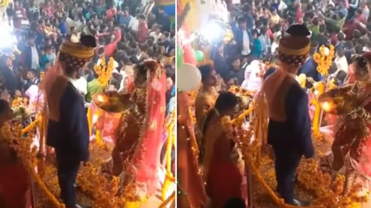 വിവാഹത്തിനിടെ അനിയന്ത്രിതമായ കൂട്ടത്തല്ല്; വൈറലായി വീഡിയോ...