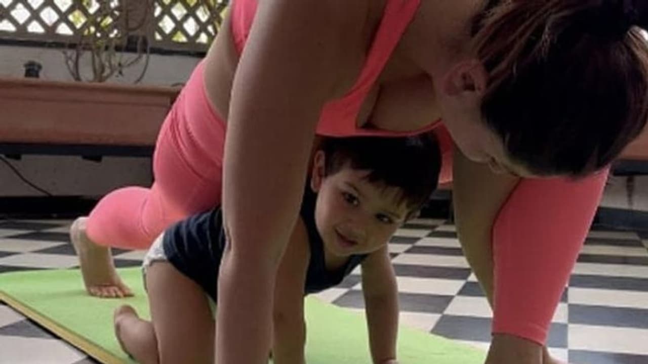 'അമ്മമാരായാല്‍ വ്യായാമം വരെ ഇങ്ങനെ'; ബോളിവുഡിലെ പ്രിയതാരത്തിന്‍റെ വീഡിയോ