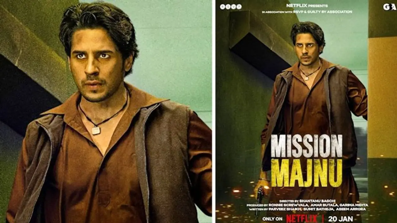 Sidharth Malhotra's rugged avatar as RAW Agent in Mission Majnu poster revealed Sidharth Malhotra's rugged avatar as RAW Agent in Mission Majnu poster revealed