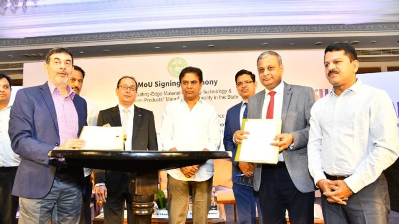 తెలంగాణలో జపనీస్ మ్యానుఫ్యాక్చరింగ్ సంస్థ రూ. 450 కోట్ల పెట్టుబడి.. హర్షం వ్యక్తం చేసిన మంత్రి కేటీఆర్ తెలంగాణలో జపనీస్ మ్యానుఫ్యాక్చరింగ్ సంస్థ రూ. 450 కోట్ల పెట్టుబడి.. హర్షం వ్యక్తం చేసిన మంత్రి కేటీఆర్
