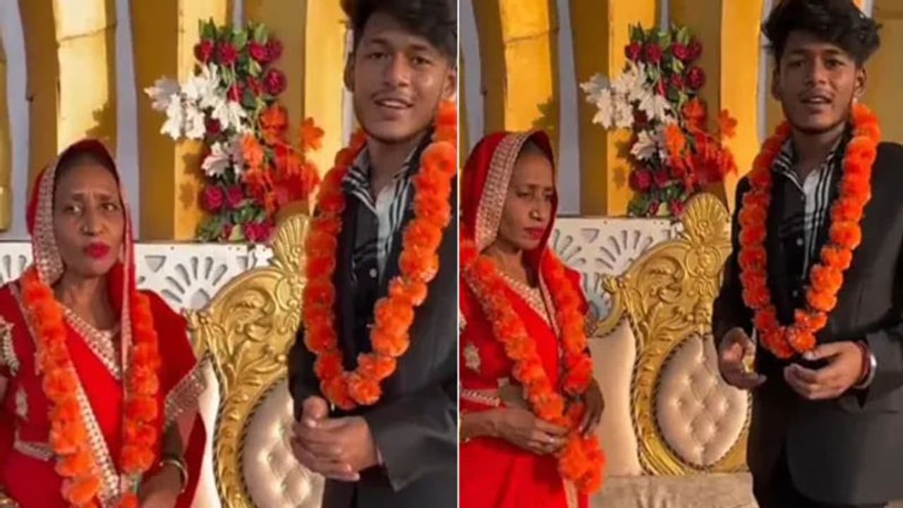 21 साल के लड़के ने 52 साल की महिला से रचाई शादी, लोग बोले कलियुग अंतिम चरण में पहुंच गया है