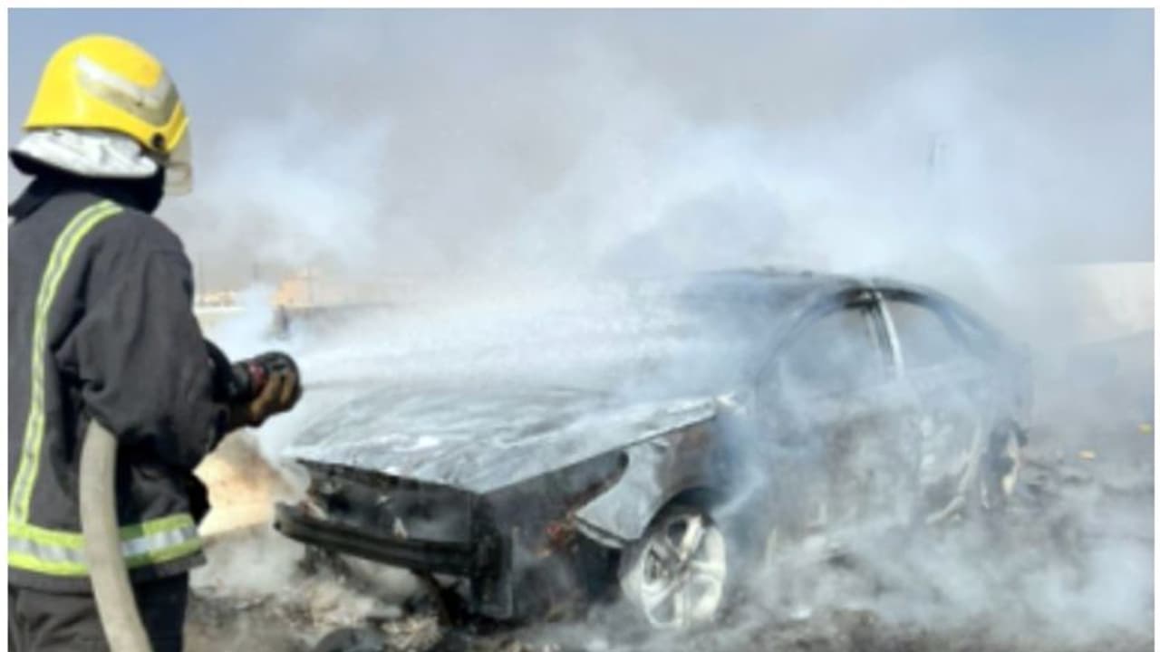 സൗദി അറേബ്യയില് കാര് കത്തി നശിച്ചു; ആളപായമില്ല സൗദി അറേബ്യയില് കാര് കത്തി നശിച്ചു; ആളപായമില്ല