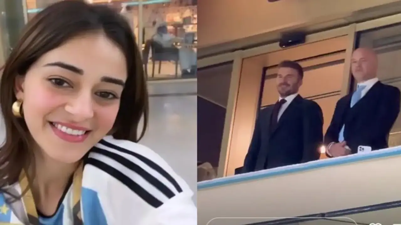 Ananya Panday enjoyed Argentina vs Croatia match, rooted for Messi, also caught a glimpse of David Beckham Ananya Panday enjoyed Argentina vs Croatia match, rooted for Messi, also caught a glimpse of David Beckham