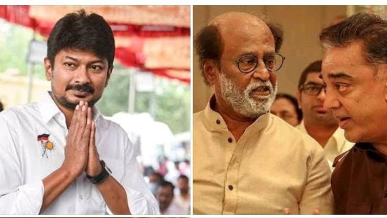 அமைச்சராக பதவியேற்ற உதயநிதி..! முதல் ஆளாக வாழ்த்து தெரிவித்த ரஜினி,கமல்..! என்ன சொன்னார்கள் தெரியுமா.?