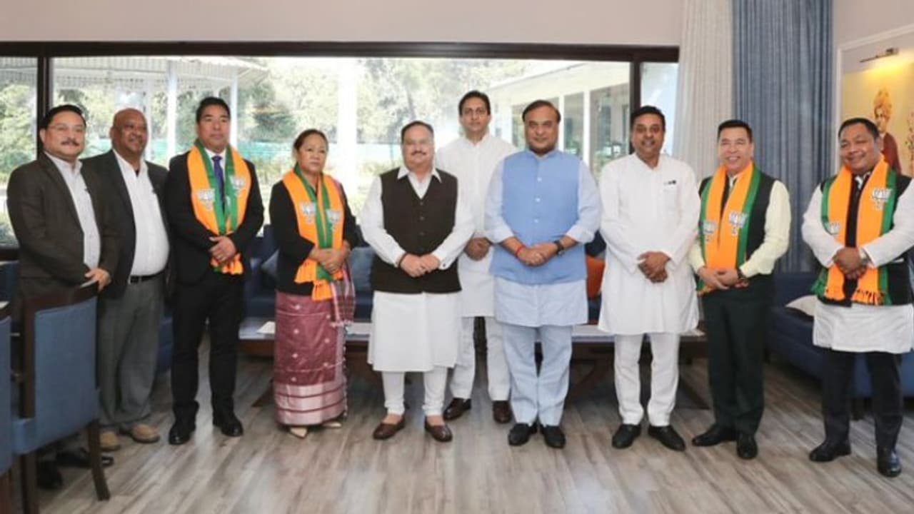 മേഘാലയയില്‍ നാല് എംഎല്‍എമാര്‍ ബിജെപിയില്‍ ചേര്‍ന്നു