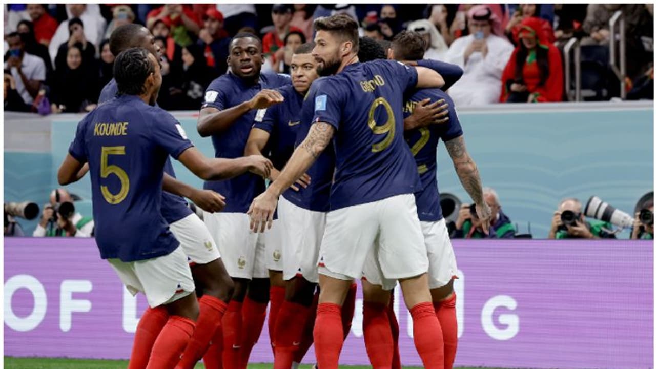 കോട്ട ഇളക്കൽ ഒന്നാം ഘട്ടം; മൊറോക്കൻ പ്രതിരോധം ഇളക്കി ഫ്രഞ്ച് മുന്നേറ്റം, ആദ്യ പകുതിയിൽ ഒരു ഗോളിന് മുന്നിൽ കോട്ട ഇളക്കൽ ഒന്നാം ഘട്ടം; മൊറോക്കൻ പ്രതിരോധം ഇളക്കി ഫ്രഞ്ച് മുന്നേറ്റം, ആദ്യ പകുതിയിൽ ഒരു ഗോളിന് മുന്നിൽ