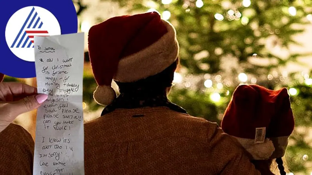 ಕೈ ತುಂಬಾ ದುಡ್ಡು ತನ್ನಿ, ಅಪ್ಪ ಅಮ್ಮನ ಸಾಲ ಮುಗಿಯಲಿ ಸಾಂತಾ ಕ್ಲಾಸ್‌ಗೆ ಬಾಲಕಿ ಪತ್ರ