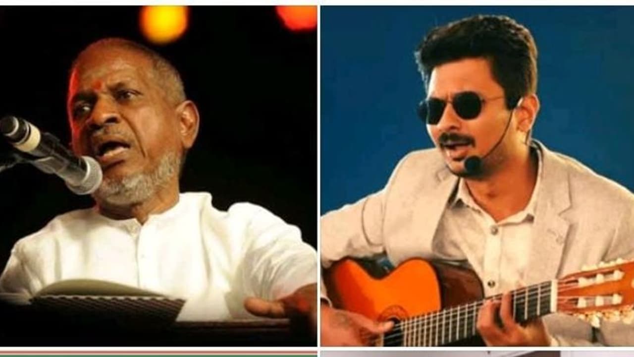 அமைச்சராக பதவியேற்ற உதயநிதி.! வாழ்த்து சொல்வது போல் மறைமுகமாக விமர்சித்தாரா இளையராஜா..? அமைச்சராக பதவியேற்ற உதயநிதி.! வாழ்த்து சொல்வது போல் மறைமுகமாக விமர்சித்தாரா இளையராஜா..?