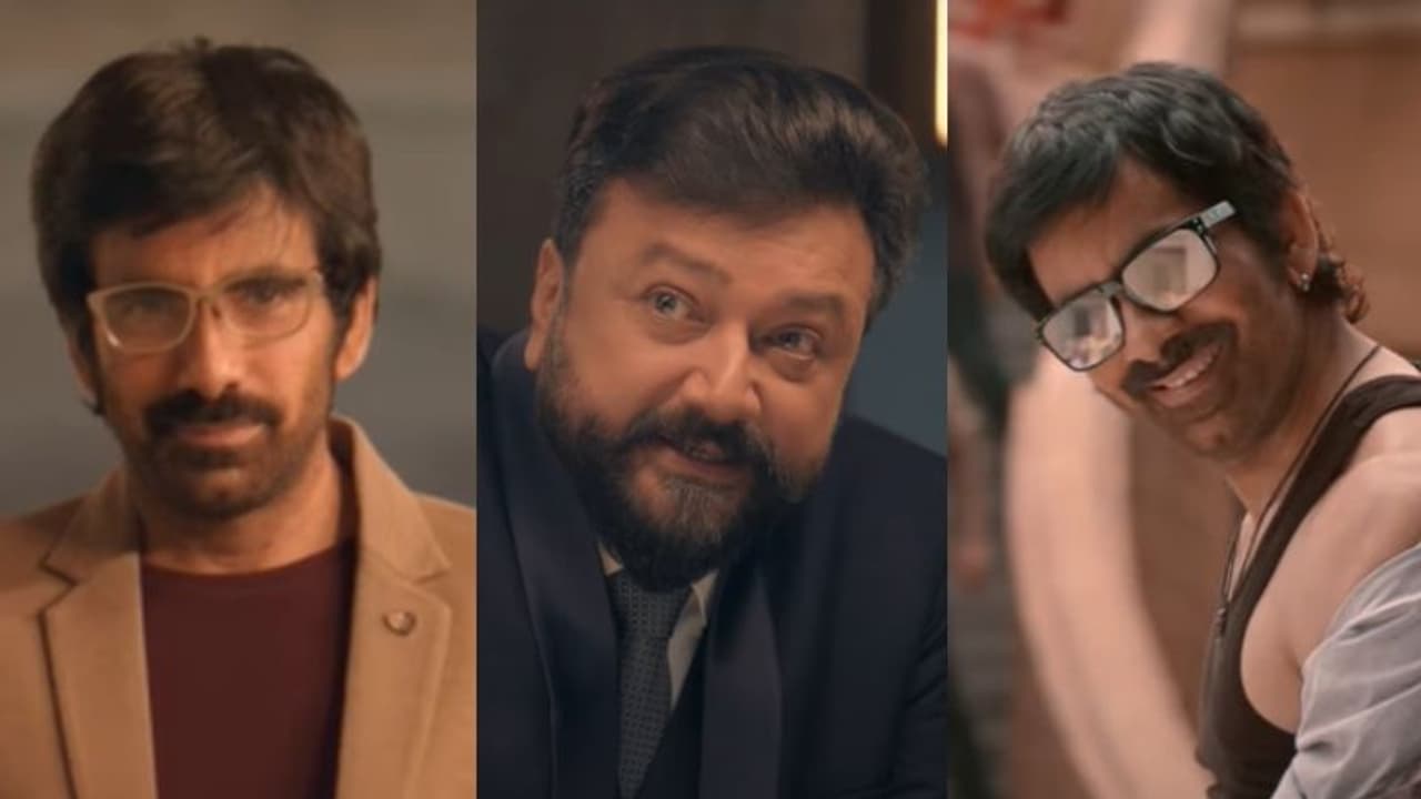 ഡബിള് റോളില് രവി തേജ, വില്ലനായി ജയറാം; 'ധമാക്ക' ട്രെയ്ലര് ഡബിള് റോളില് രവി തേജ, വില്ലനായി ജയറാം; 'ധമാക്ക' ട്രെയ്ലര്