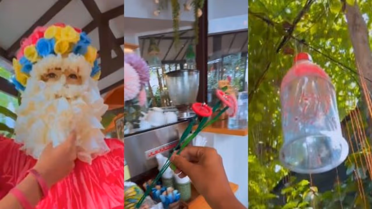 ഈ കഫേയില് എല്ലാ സാധനങ്ങളും നിര്മിച്ചത് കോണ്ടം കൊണ്ട്! ഈ കഫേയില് എല്ലാ സാധനങ്ങളും നിര്മിച്ചത് കോണ്ടം കൊണ്ട്!