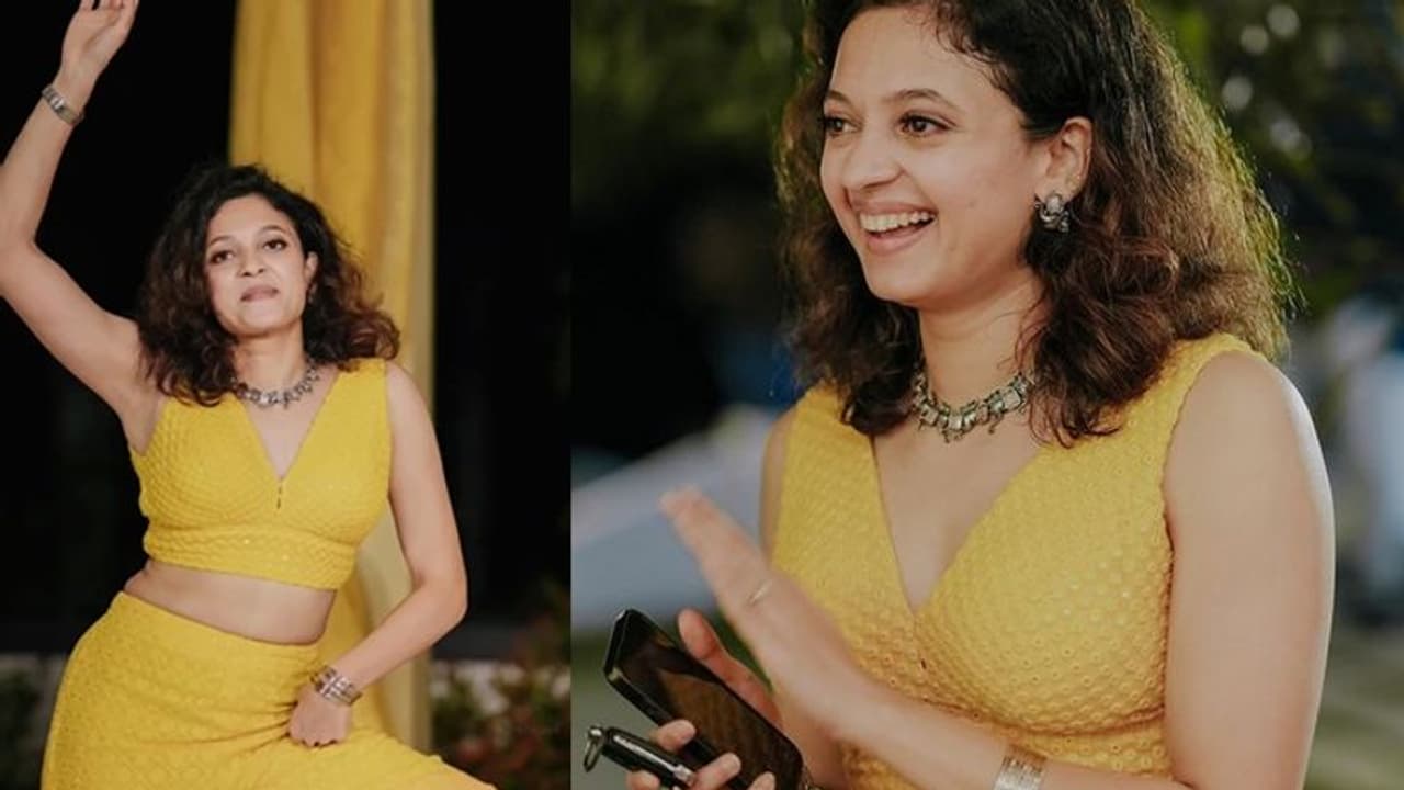 പാട്ടും ഡാൻസുമായി ആഘോഷം, സഹോദരിയുടെ വിവാഹത്തില്‍ തിളങ്ങി നീത പിള്ള