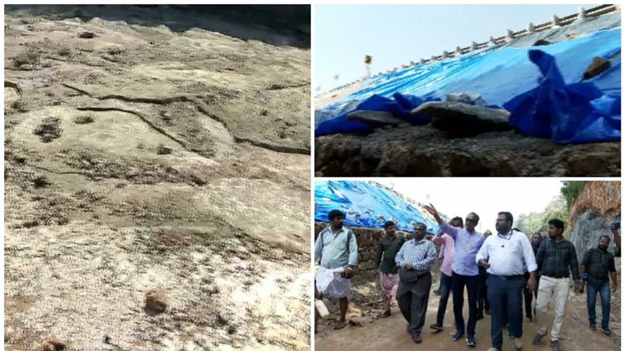 കുതിരാൻ കൽക്കെട്ടിലെ വിള്ളൽ: സർവ്വീസ് റോഡ് നിലനിർത്തി പ്രശ്നം പരിഹരിക്കാൻ തീരുമാനം കുതിരാൻ കൽക്കെട്ടിലെ വിള്ളൽ: സർവ്വീസ് റോഡ് നിലനിർത്തി പ്രശ്നം പരിഹരിക്കാൻ തീരുമാനം