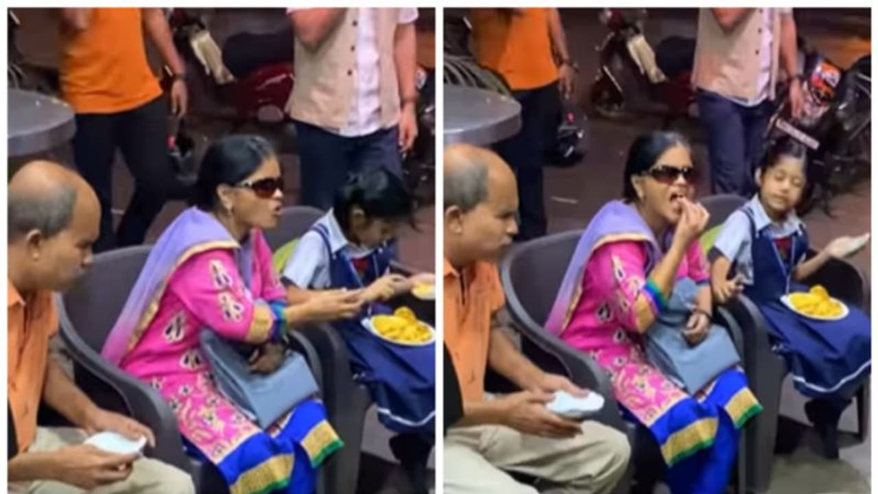 'കൺമണി നീയെൻ കരം പിടിച്ചാൽ...' അന്ധമാതാപിതാക്കളെ ഭക്ഷണം കഴിക്കാൻ സഹായിച്ച് പെൺകുട്ടി; ഹൃദ്യമാണീ വീഡിയോ 'കൺമണി നീയെൻ കരം പിടിച്ചാൽ...' അന്ധമാതാപിതാക്കളെ ഭക്ഷണം കഴിക്കാൻ സഹായിച്ച് പെൺകുട്ടി; ഹൃദ്യമാണീ വീഡിയോ