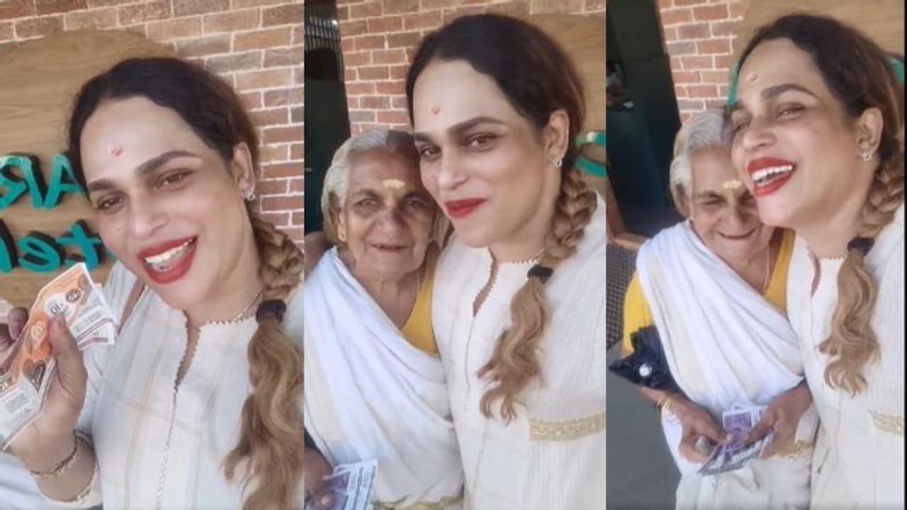 എടുത്തത് രണ്ട് ടിക്കറ്റ്, അടിച്ചത് 1000 രൂപ; ഭാ​ഗ്യം വിറ്റ അമ്മയെ തേടി രഞ്ജു രഞ്ജിമാർ എത്തി