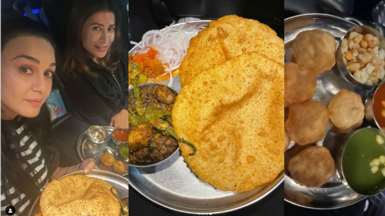 കിടിലന്‍ തട്ടുകട വിഭവങ്ങളുടെ ചിത്രങ്ങള്‍ പങ്കുവച്ച് പ്രീതി സിന്‍റ