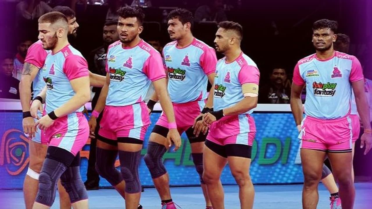Pro Kabaddi League: ஃபைனலில் புனேரி பல்தானை வீழ்த்தி 2வது முறை கோப்பையை வென்றது ஜெய்ப்பூர் பிங்க் பாந்தர்ஸ் Pro Kabaddi League: ஃபைனலில் புனேரி பல்தானை வீழ்த்தி 2வது முறை கோப்பையை வென்றது ஜெய்ப்பூர் பிங்க் பாந்தர்ஸ்