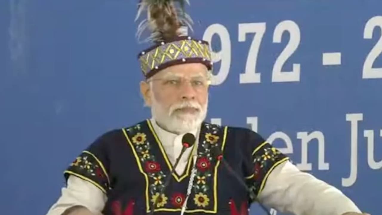 BJP gave 'red card' to all hurdles in development in northeast, says PM Modi