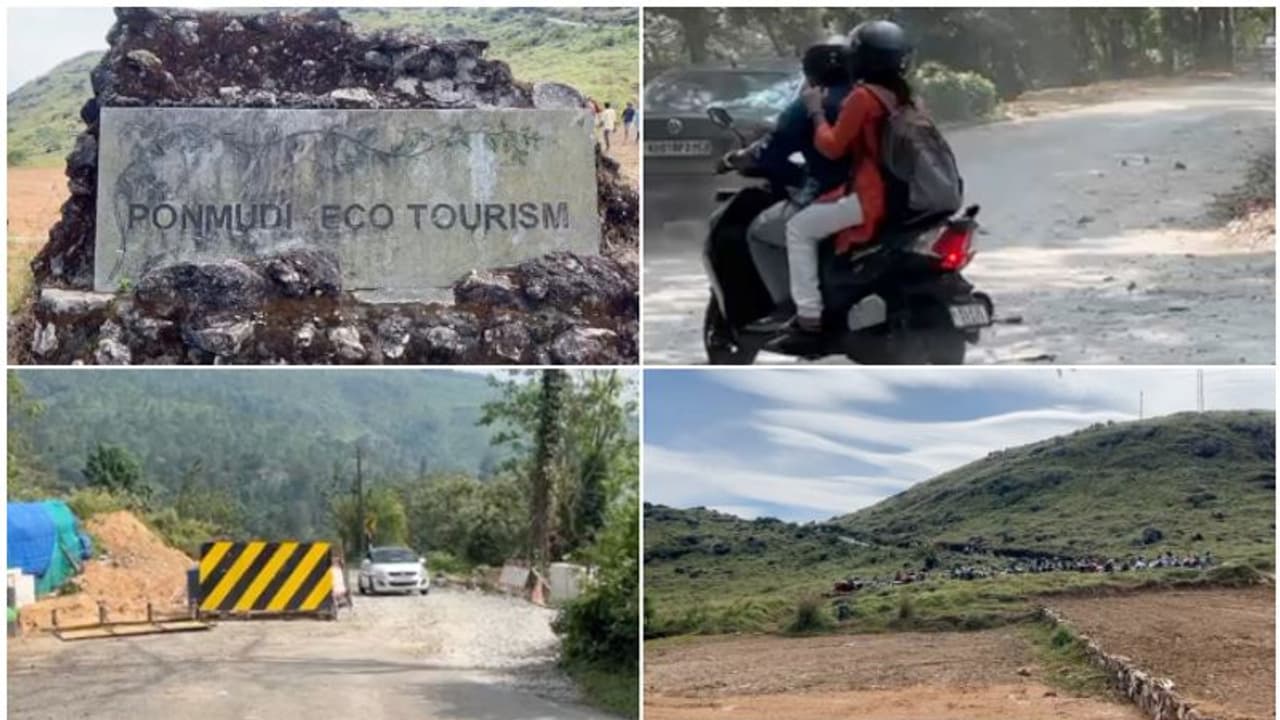 മണ്ണിടിച്ചിലിനെ തുറന്ന് അടച്ചിട്ട പൊന്മുടി നാല് മാസത്തിന് ശേഷം തുറന്നപ്പോൾ, നന്നേ തിരക്ക്, നല്ല പണിയും! മണ്ണിടിച്ചിലിനെ തുറന്ന് അടച്ചിട്ട പൊന്മുടി നാല് മാസത്തിന് ശേഷം തുറന്നപ്പോൾ, നന്നേ തിരക്ക്, നല്ല പണിയും!