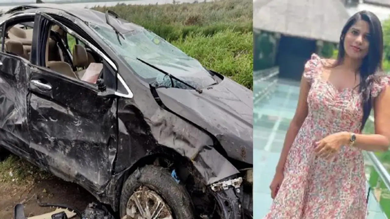 தடுப்பு சுவரில் மோதல்! சினிமா பாணியில் கார் கதவில் இருந்து தூக்கி வீசப்பட்ட ஐடி பெண் ஊழியர் பலி..! தடுப்பு சுவரில் மோதல்! சினிமா பாணியில் கார் கதவில் இருந்து தூக்கி வீசப்பட்ட ஐடி பெண் ஊழியர் பலி..!