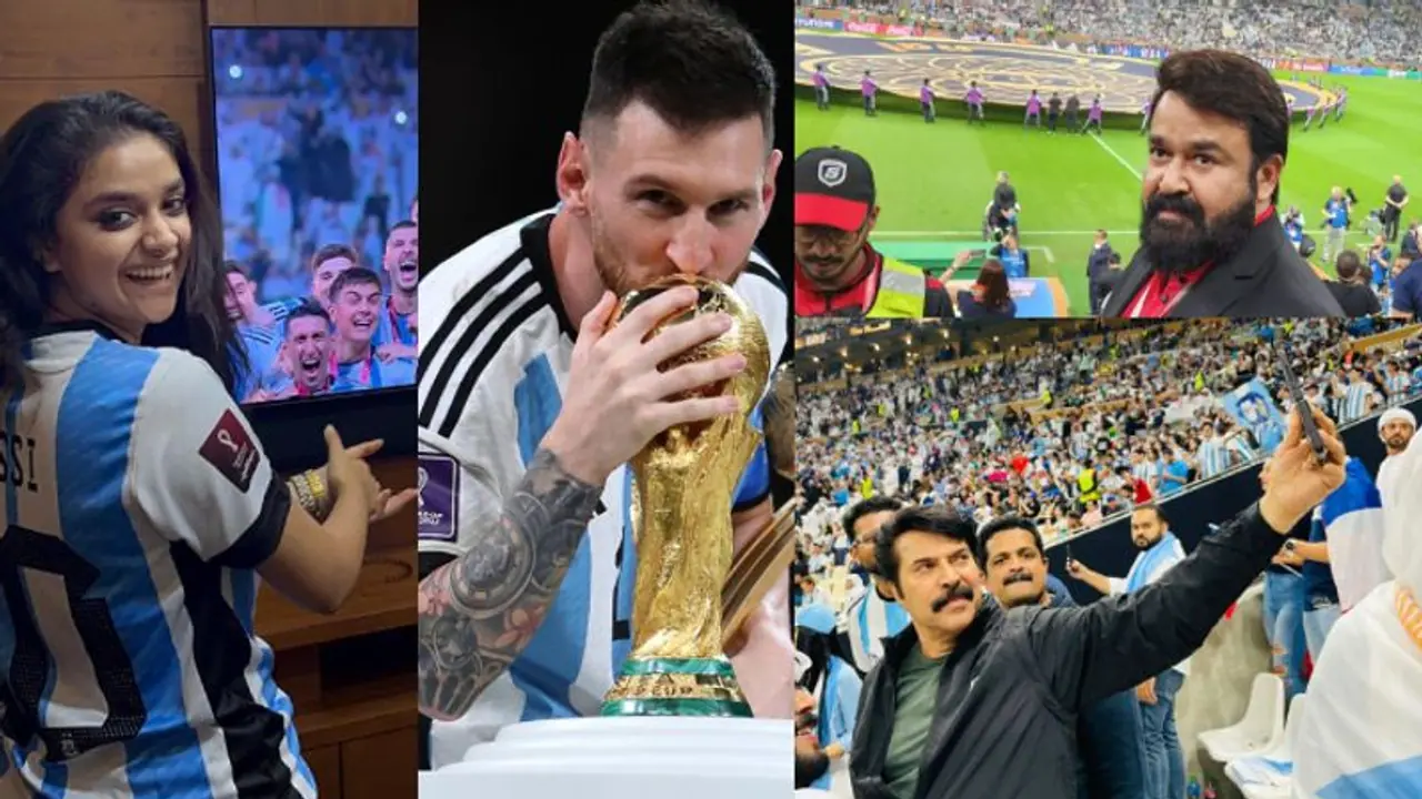 பாலிவுட் முதல் கோலிவுட் வரை... அர்ஜென்டினாவின் உலகக் கோப்பை வெற்றியை அதகளமாக கொண்டாடிய சினிமா நட்சத்திரங்கள் பாலிவுட் முதல் கோலிவுட் வரை... அர்ஜென்டினாவின் உலகக் கோப்பை வெற்றியை அதகளமாக கொண்டாடிய சினிமா நட்சத்திரங்கள்