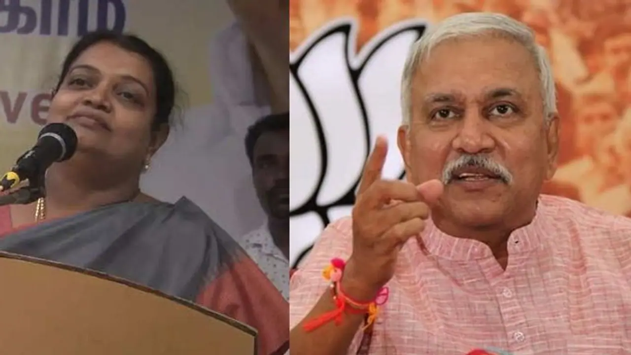 அண்ணாமலையை ஒருமையில் பேசிய அமைச்சர் கீதா ஜீவன்.. அசராமல் திருப்பி அடிக்கும் நாராயணன் திருப்பதி..!