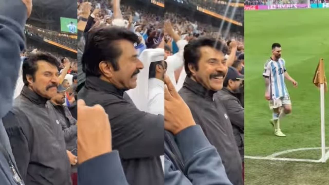 അർജന്റീന ഗോളടിക്കുന്ന നിമിഷങ്ങള്, മുഖത്ത് വിവിധ ഭാവങ്ങൾ മിന്നിമറയുന്ന മമ്മൂട്ടി വീഡിയോ അർജന്റീന ഗോളടിക്കുന്ന നിമിഷങ്ങള്, മുഖത്ത് വിവിധ ഭാവങ്ങൾ മിന്നിമറയുന്ന മമ്മൂട്ടി വീഡിയോ