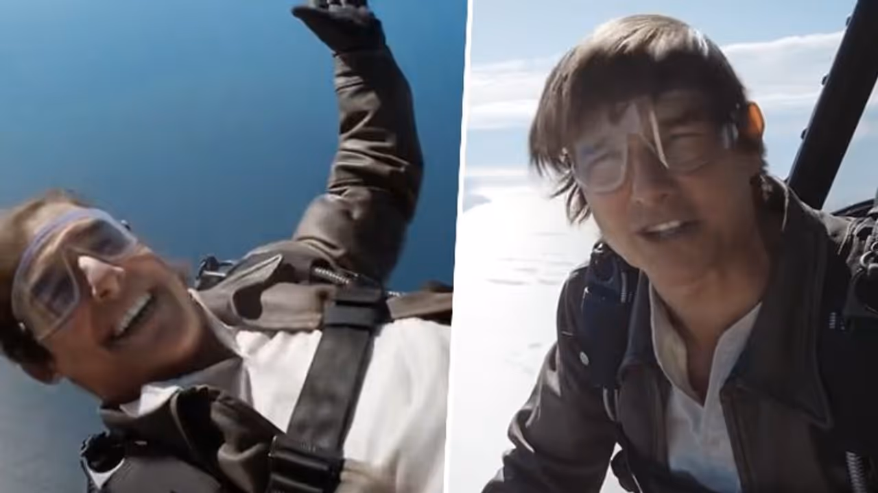 நன்றி சொல்வதற்காக விமானத்தில் இருந்து குதித்த டாம் குரூஸ் நன்றி சொல்வதற்காக விமானத்தில் இருந்து குதித்த டாம் குரூஸ்