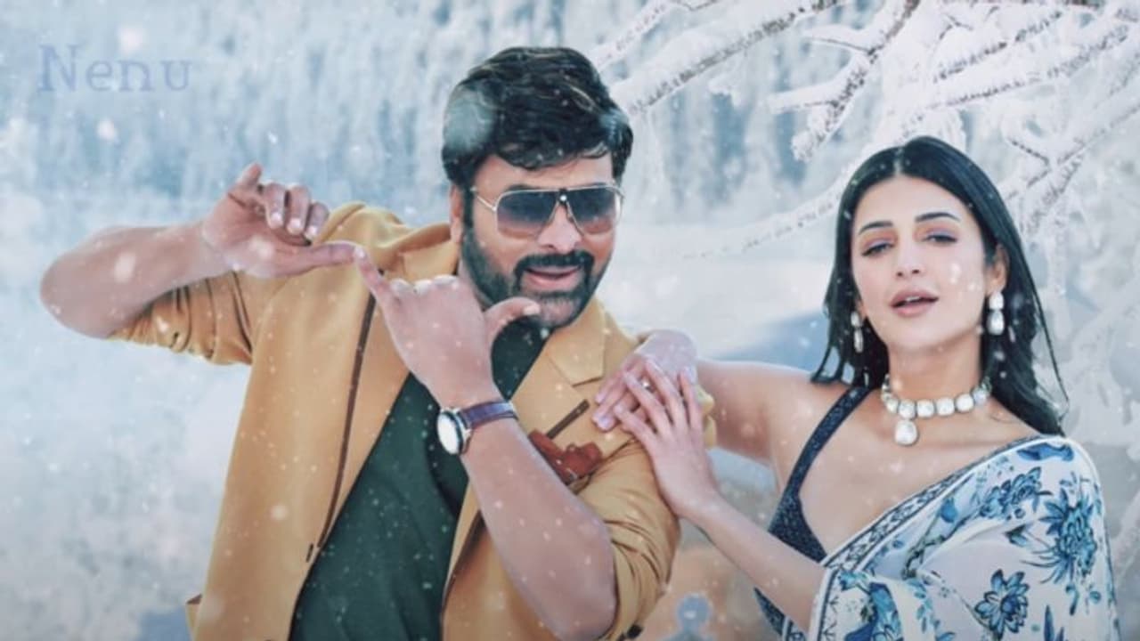 '​ഗോഡ്‍ഫാദറി'നു ശേഷം ചിരഞ്ജീവി, നായികയായി ശ്രുതി ഹാസന്‍; 'വാള്‍ട്ടര്‍ വീരയ്യ' സോംഗ്