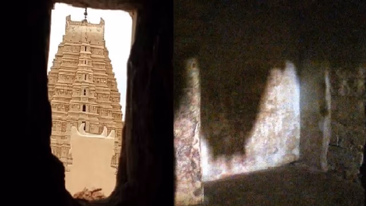 தலைகீழாக விழும் கோபுர நிழல்… விருபாட்சர் கோயிலில் நீடிக்கும் மர்மம்!! 