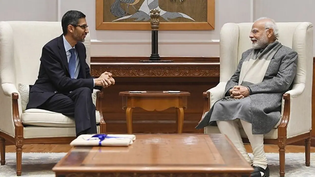 'Great meeting': Google CEO Sundar Pichai meets PM Modi, assures support to India's G20 presidency