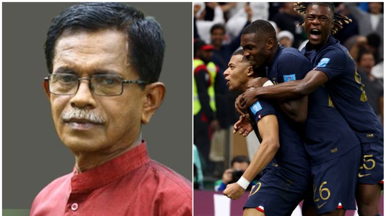 'എംബാപ്പെയെ രാത്രിയിൽ കണ്ടാൽ ഞെട്ടി പനി പിടിച്ചു കിടക്കും'; ഫ്രഞ്ച് ടീമിനെയൊകെ അധിക്ഷേപിച്ച് ടി ജി മോഹൻദാസ് 'എംബാപ്പെയെ രാത്രിയിൽ കണ്ടാൽ ഞെട്ടി പനി പിടിച്ചു കിടക്കും'; ഫ്രഞ്ച് ടീമിനെയൊകെ അധിക്ഷേപിച്ച് ടി ജി മോഹൻദാസ്